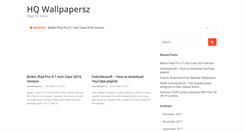 Desktop Screenshot of hqwallpapersz.com
